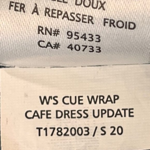 Toad&Co Cue Wrap Cafe Dress - Blue Floral - M - Picture 11 of 12